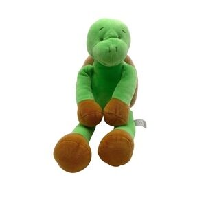 Gund Tuffy Turtle 14.5" Plush Flopadoodles Animal Green Brown‎ CTBC MCM 46353